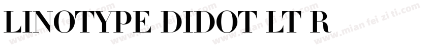 Linotype Didot LT R字体转换
